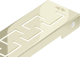 Mexen Flat Masque d'écoulement linéaire M15 de 50 cm, or - 1524050