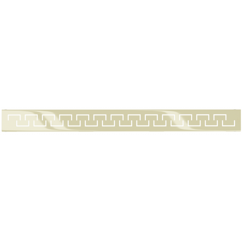 Mexen Flat M15 cache pour écoulement linéaire 70 cm, or - 1524070