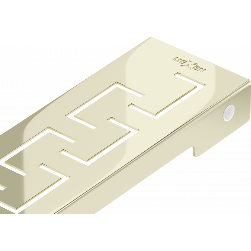 Mexen Flat M15 cache pour écoulement linéaire 70 cm, or - 1524070