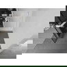 Mexen Kioto+ L paroi de douche avec étagère Walk-in 100 x 200 cm, motif noir, blanc - 800-100-123-20-78