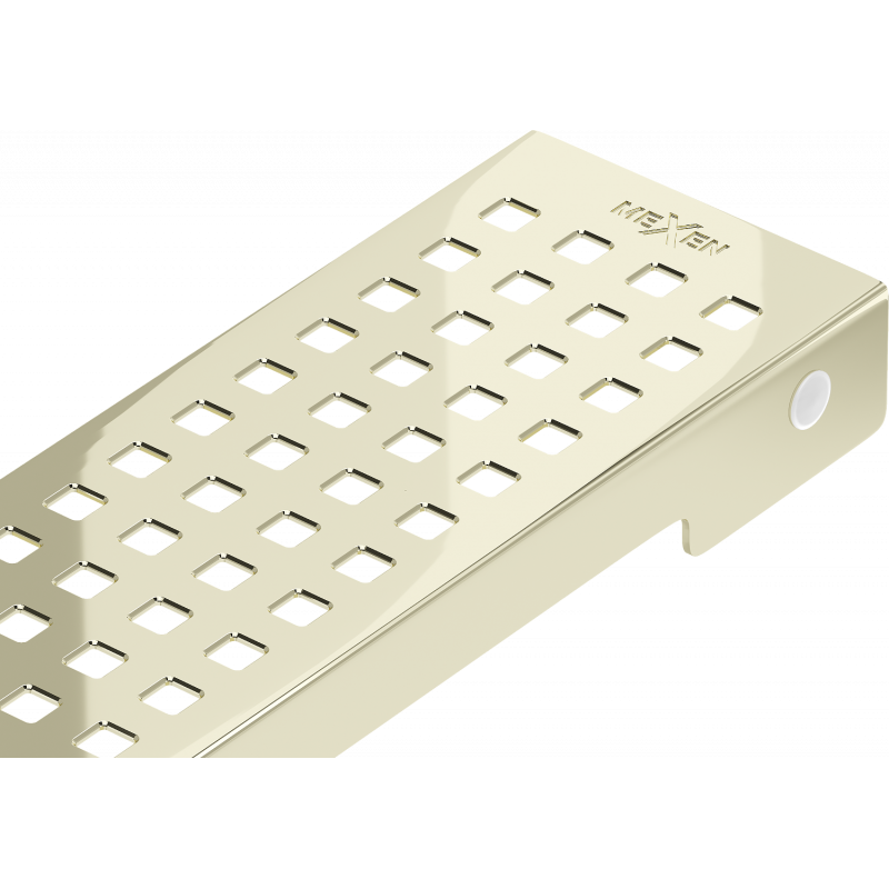 Mexen Flat M08 cache pour canal de douche linéaire 90 cm, or - 1525090