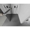 Mexen Kioto+ L paroi avec étagère Walk-in 90 x 200 cm, miroir, métal canon - 800-090-123-95-50