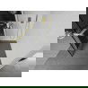 Mexen Kioto+ L paroi de douche avec étagère Walk-in 70 x 200 cm, motif noir, finition or brossé - 800-070-123-55-78