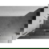 Mexen Kioto+ L paroi de douche avec étagère Walk-in 100 x 200 cm, motif noir, nickel brossé - 800-100-123-97-77