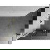 Mexen Kioto+ L paroi de douche avec étagère Walk-in 70 x 200 cm, motif noir, doré - 800-070-123-50-77