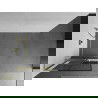 Mexen Kioto+ L paroi de douche avec étagère Walk-in 70 x 200 cm, motif noir, finition dorée - 800-070-123-55-77