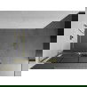 Mexen Kioto+ L paroi de douche avec étagère Walk-in 100 x 200 cm, motif noir, doré brossé - 800-100-123-55-77