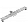 Mexen Flat M08 bonde linéaire 50 cm inox - 1025050-15