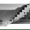 Mexen Kioto+ L paroi de douche avec étagère Walk-in 70 x 200 cm, motif blanc, noir - 800-070-123-70-85