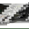 Mexen Kioto+ L paroi de douche Walk-in 80 x 200 cm, motif blanc, dorée - 800-080-123-50-97