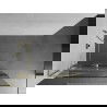 Mexen Kioto+ L paroi de douche avec étagère Walk-in 120 x 200 cm, motif blanc, doré - 800-120-123-50-97
