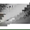 Mexen Kioto+ L paroi de douche avec étagère Walk-in 100 x 200 cm, motif blanc, gun gray brossé - 800-100-123-66-85