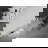 Mexen Kioto+ paroi de douche avec étagère Walk-in 70 x 200 cm, finition brossée gris fusil - 800-070-121-66-09