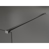 Mexen Kioto+ paroi de douche avec étagère Walk-in 130 x 200 cm, rayures, métal gun - 800-130-121-95-09