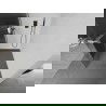 Mexen Kioto+ paroi de douche avec étagère Walk-in 140 x 200 cm, transparent, gun metal - 800-140-121-95-09