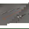 Mexen Kioto+ paroi de douche avec étagère Walk-in 90 x 200 cm, verre translucide, laiton brossé - 800-090-121-65-09
