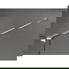 Mexen Kioto+ paroi de douche avec étagère Walk-in 140 x 200 cm, translucide, nickel brossé - 800-140-121-97-09