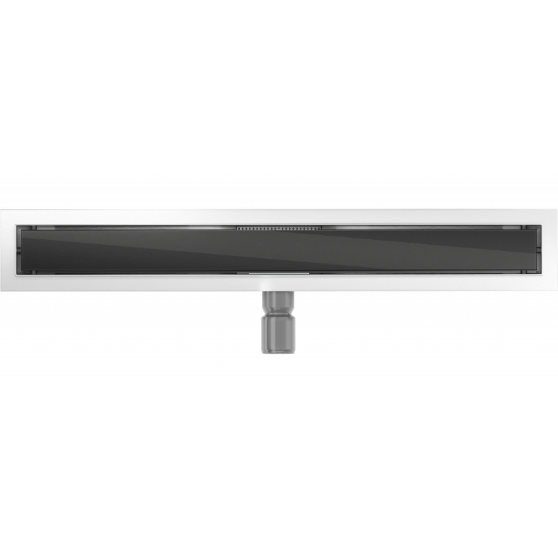 Mexen Flat MGB drain linéaire 70 cm, verre noir - 1026070-15