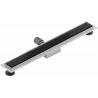 Mexen Flat MGB canalisation linéaire 70 cm, verre noir - 1026070-15