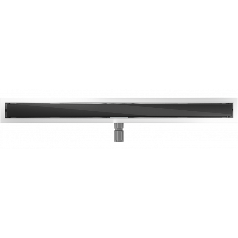 Mexen Flat MGB caniveau linéaire 80 cm, verre noir - 1026080-15
