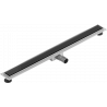 Mexen Flat MGB drain lineaire 80 cm, verre noir - 1026080-15