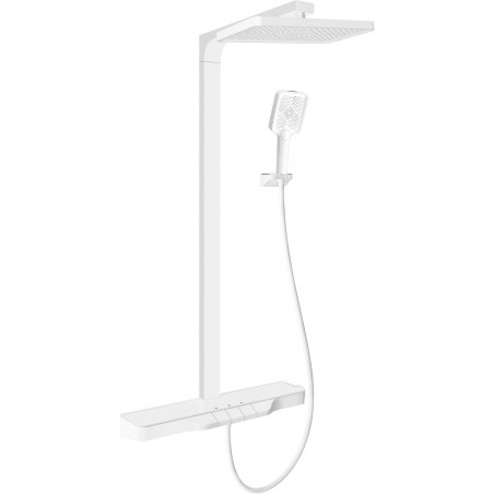 Ensemble de douche encastré Mexen Zoom avec pomme de douche et mitigeur, blanc - 78101-20