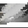 Mexen Kioto+ L paroi de douche avec étagère Walk-in 100 x 200 cm, verre, blanc - 800-100-123-20-09
