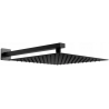 Mexen Slim pomme de douche 30 x 30 cm avec bras de douche, noir - 79130112-70