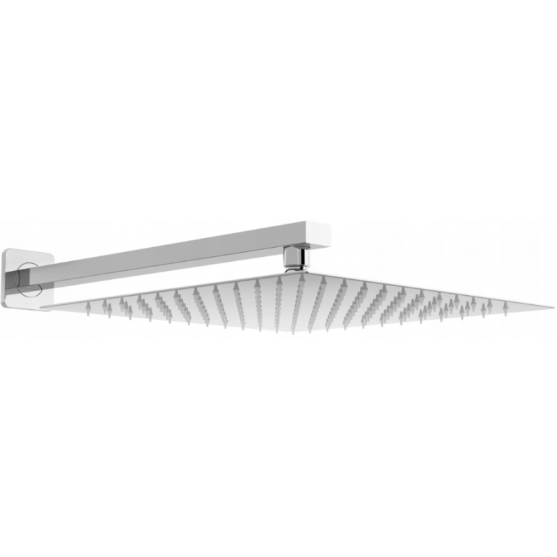 Mexen Slim pommeau de douche 25 x 25 cm avec bras de douche, chrome - 79125112-00