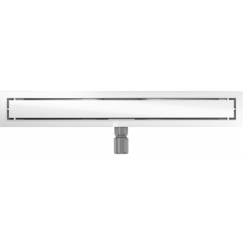 Mexen Flat MGW écoulement linéaire 50 cm, verre blanc - 1027050-15