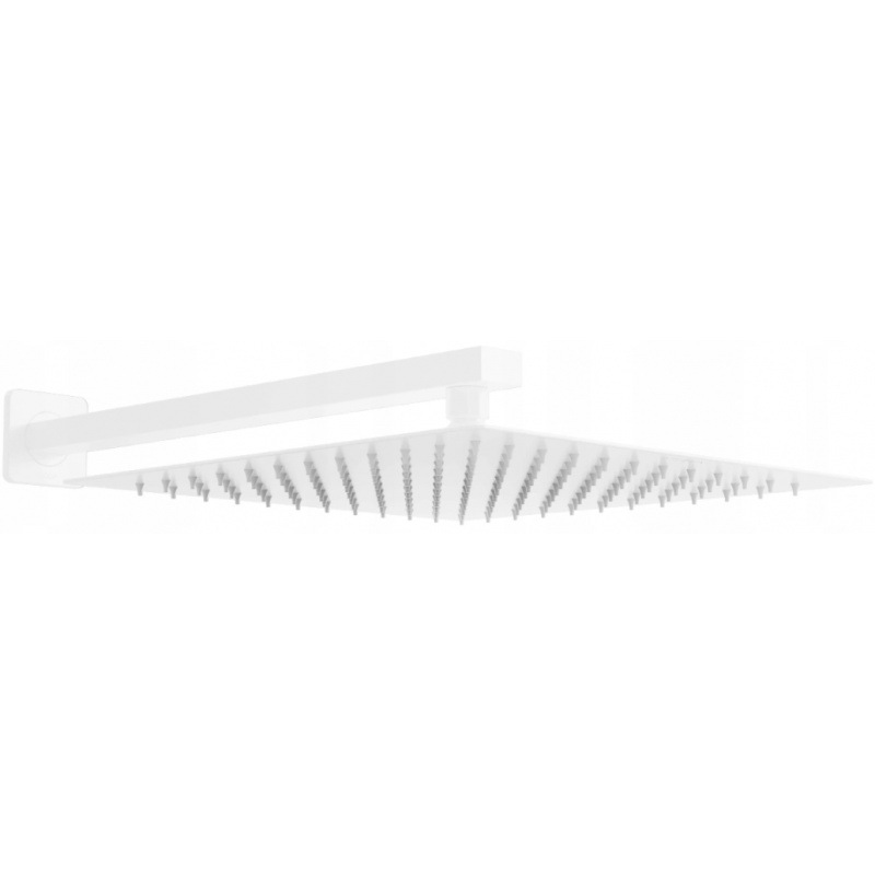 Mexen Slim pomme de douche 25 x 25 cm avec bras de douche, blanche - 79125112-20