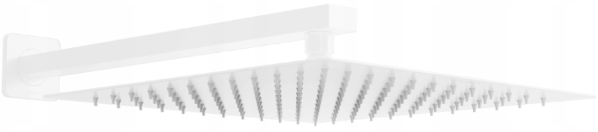 Mexen Slim pomme de douche 25 x 25 cm avec bras de douche, blanc - 79125112-20