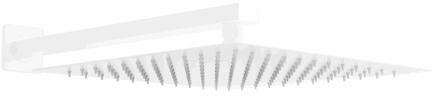 Mexen Slim pomme de douche 25 x 25 cm avec bras de douche, blanche - 79125112-20