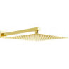 Mexen Slim pomme de douche 25 x 25 cm avec bras de douche, or - 79125112-50