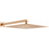 Mexen Slim pomme de douche 25 x 25 cm avec bras de douche, or rose - 79125112-60