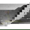 Mexen Kioto+ L paroi de douche avec étagère Walk-in 100 x 200 cm, verre trempé, finition dorée brossée - 800-100-123-55-09