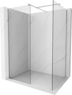 Mexen Kioto paroi de douche Walk-in 70 x 70 cm, transparent, chrome - 800-070-202-01-00-070