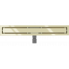 Mexen Flat M13 caniveau linéaire 2 en 1 70 cm, doré - 1510070-15