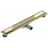 Mexen Flat M13 drain linéaire 2 en 1 70 cm, doré - 1510070-15