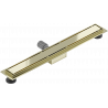 Mexen Flat M13 drain linéaire 2 en 1 70 cm, doré - 1510070-15