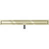 Mexen Flat M13 drain linéaire 2 en 1 80 cm, doré - 1510080-15