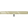 Mexen Flat M13 caniveau linéaire 2 en 1 90 cm, doré - 1510090-15