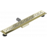 Mexen Flat M01 drain linéaire 50 cm, doré - 1520050-15