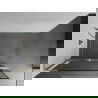 Mexen Kioto+ L paroi de douche avec étagère Walk-in 90 x 200 cm, motif noir, doré brossé - 800-090-123-55-70