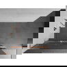 Mexen Kioto+ L paroi de douche avec étagère Walk-in 120 x 200 cm, transparent, laiton brossé - 800-120-123-65-09