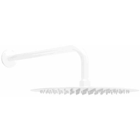 Mexen Slim pomme de douche 25 cm avec bras de douche, blanc - 79225211-20