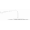 Mexen Slim pomme de douche 25 cm avec bras de douche, blanc - 79225211-20