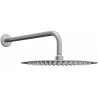 Mexen Slim pomme de douche 25 cm avec bras de douche, gris pistolet brossé - 79225211-66