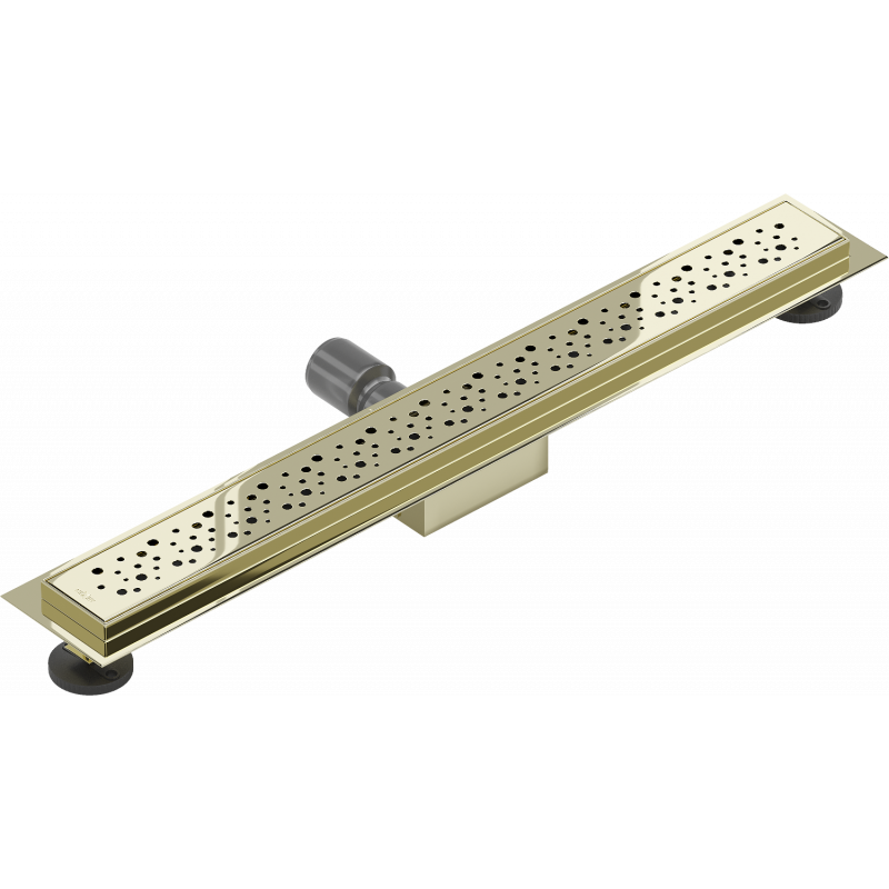 Mexen Flat M12 canalisation linéaire 50 cm, doré - 1521050-15