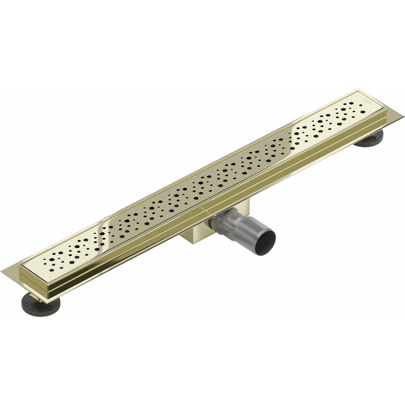 Mexen Flat M12 drain linéaire 70 cm, doré - 1521070-15
